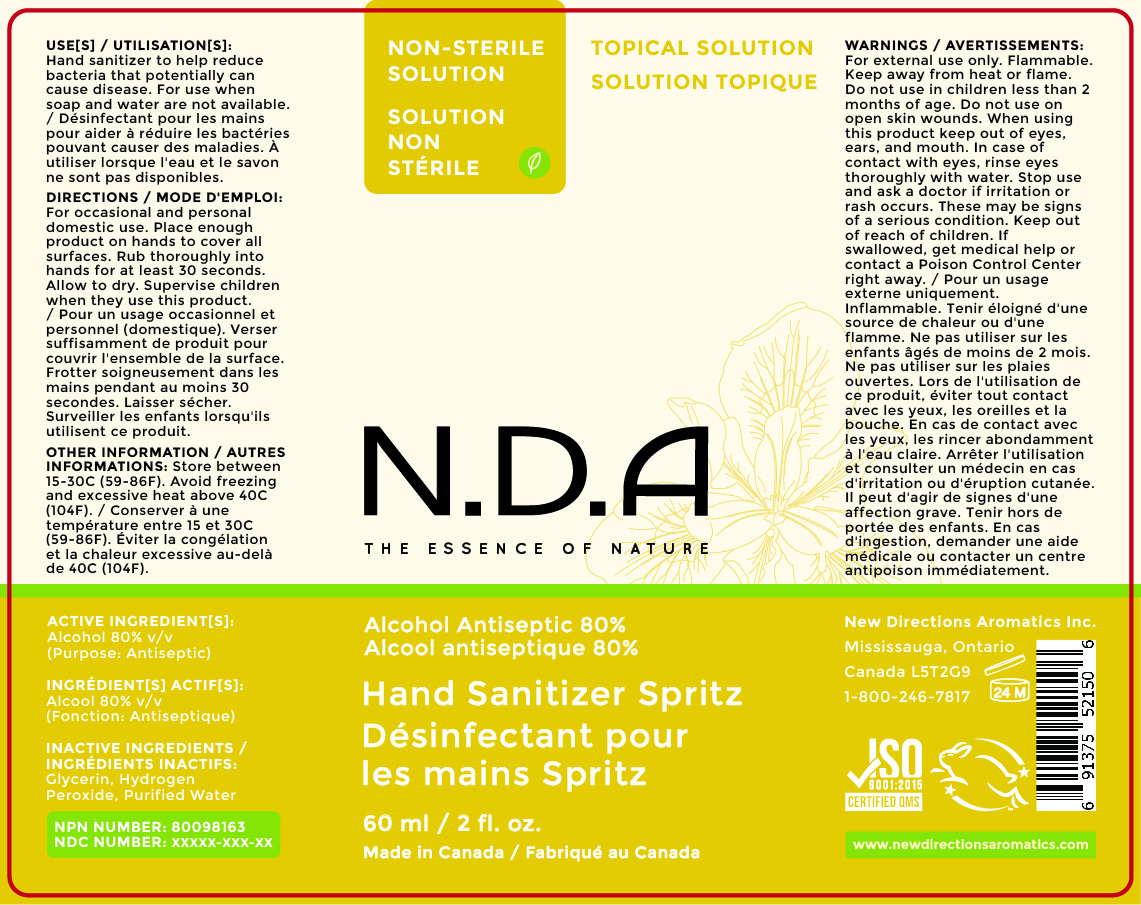 Label_Hand Sanitizer Spritz 60 mL