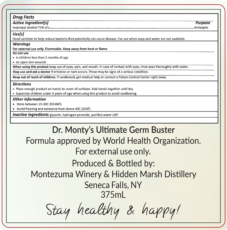 Back ingredient label when using