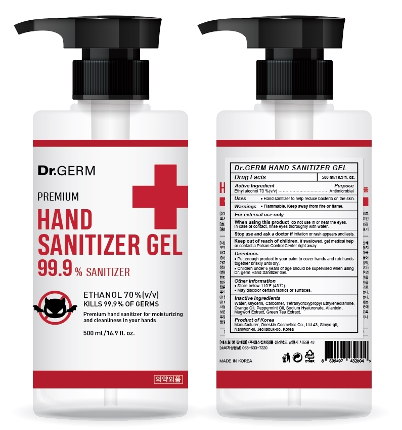 500ml Dr. germ Hand Sanitizer