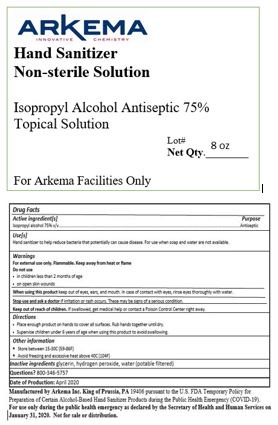 arkema only 237 ml label