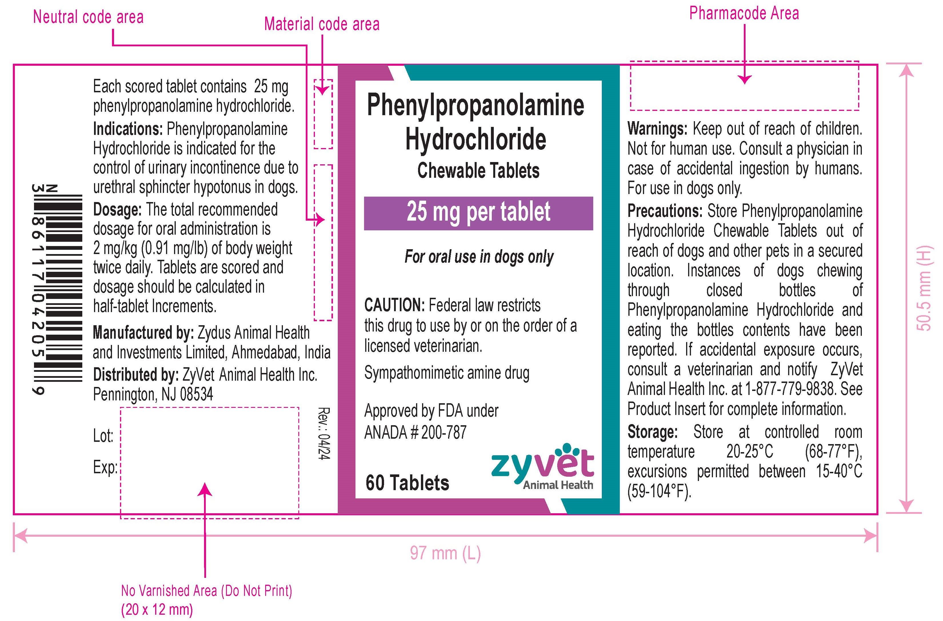 25 mg Tablet x 60 Count Bottle