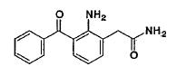 The structural formula of nepafenac