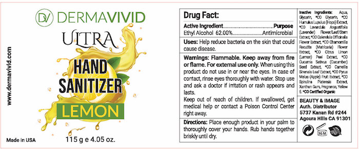 Dermavivid Ultra Hand Sanitizer Lemon 62.jpg