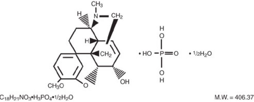 Theracodeine-300 Structural Formula 2