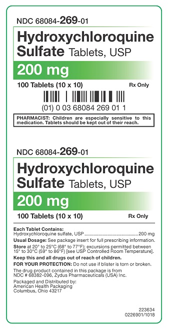 200 mg Hydroxychloroquine Sulfate Tablets Carton