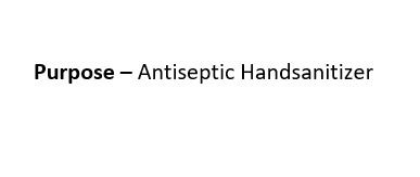 Antiseptic Handsanitizer