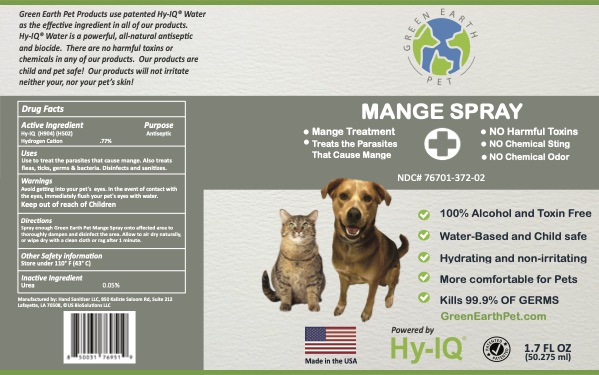 GREEN EARTH PET - 1.7 oz MANGE SPRAY