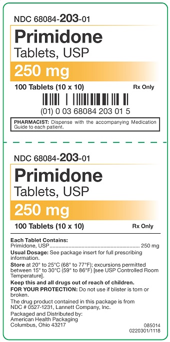 250 mg Primidone Tablets Carton