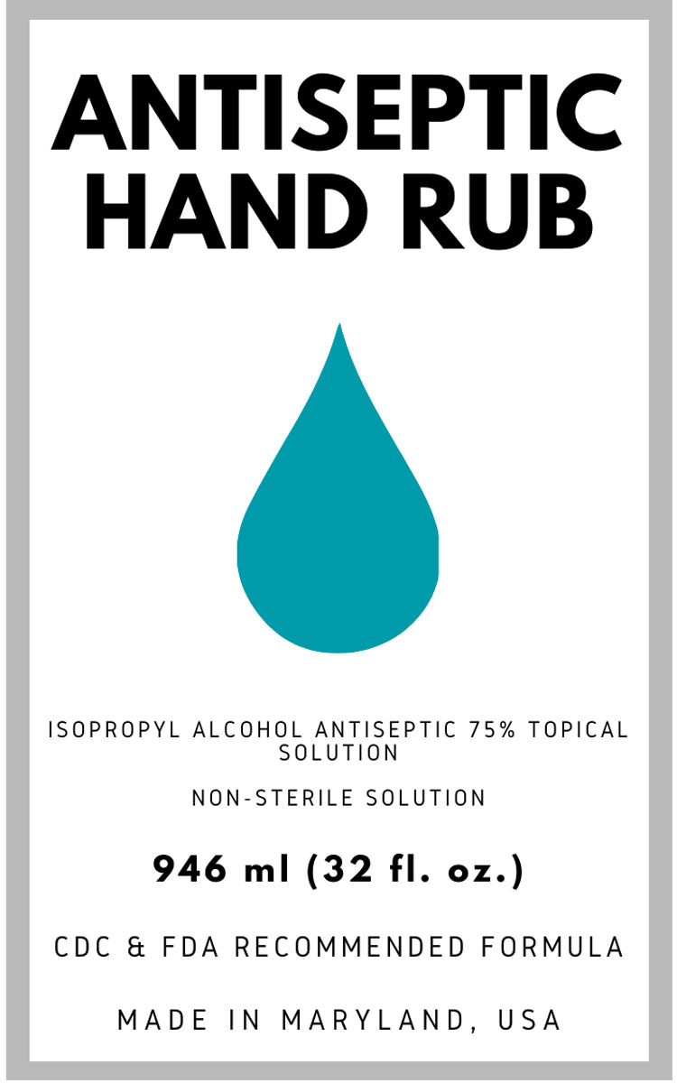 Hand Rub (healthcare) back 946ml NDC: <a href=/NDC/75331-0003-1>75331-0003-1</a>