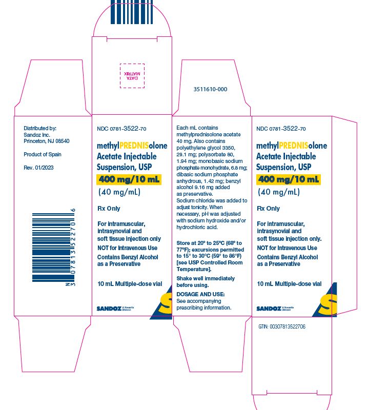 METHYLPREDNISOLONE ACETATE injection, suspension