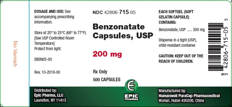 Benzonatate by RedPharm Drug, Inc. BENZONATATE capsule