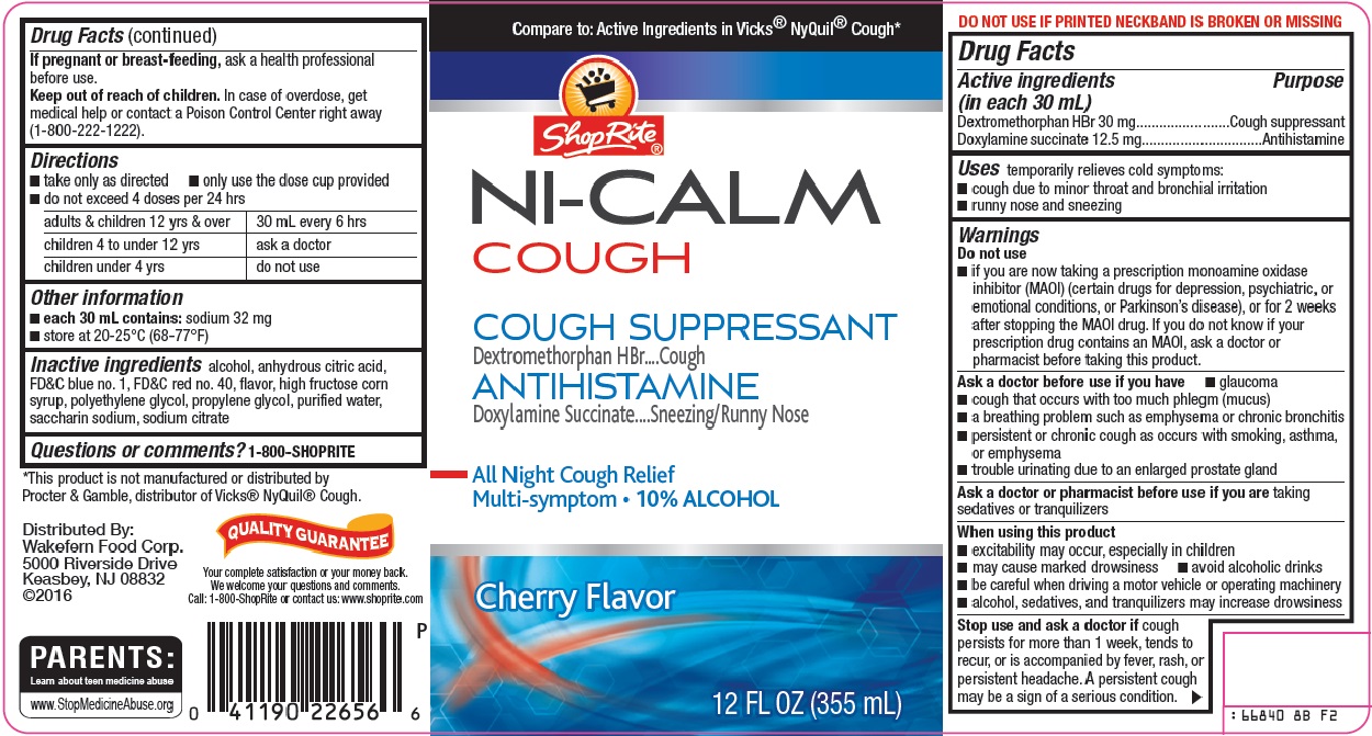 ShopRite NI-CALM Cough image