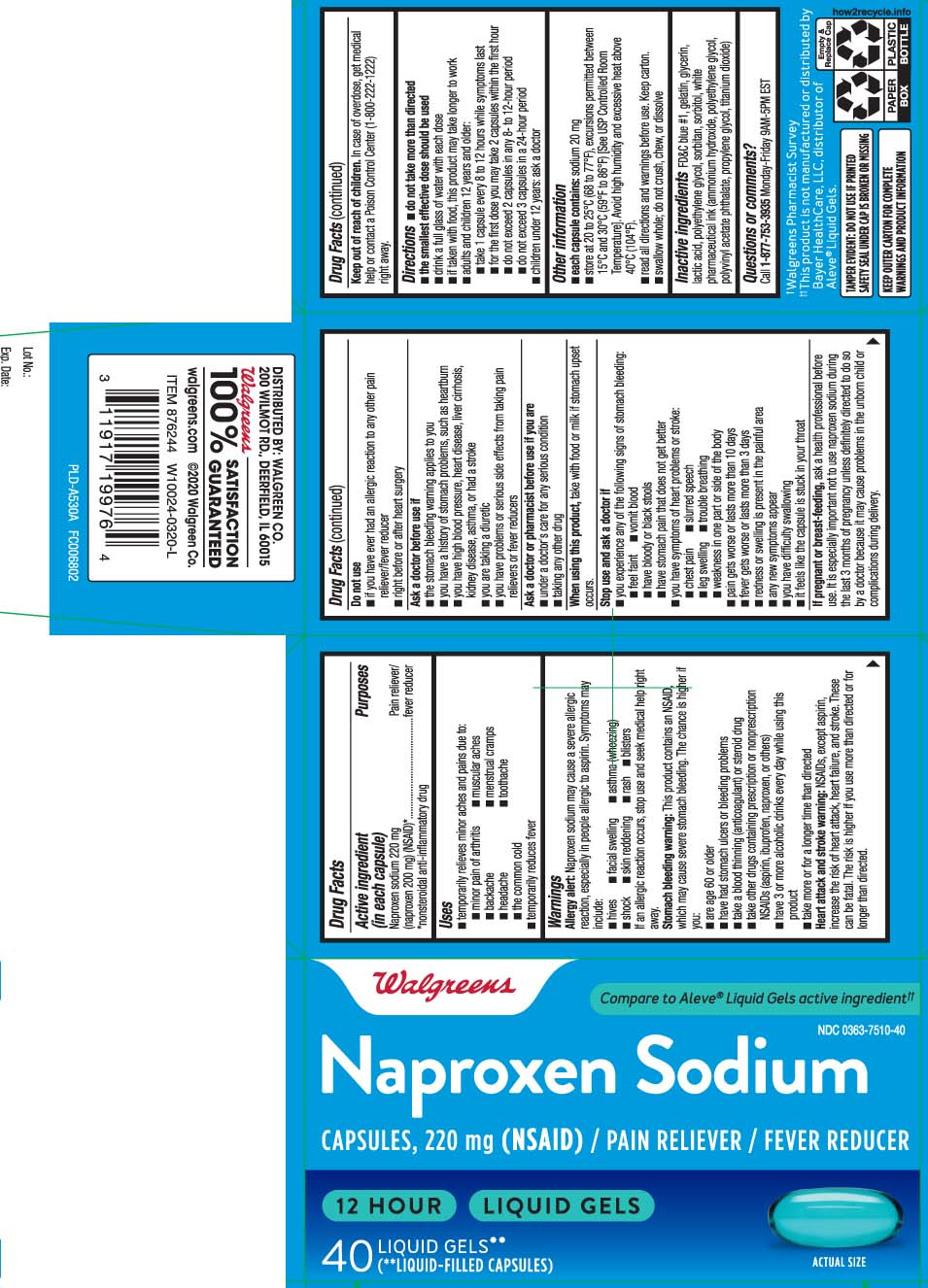 Naproxen sodium 220 mg (naproxen 200 mg) (NSAID)* *nonsteroidal anti-inflammatory drug