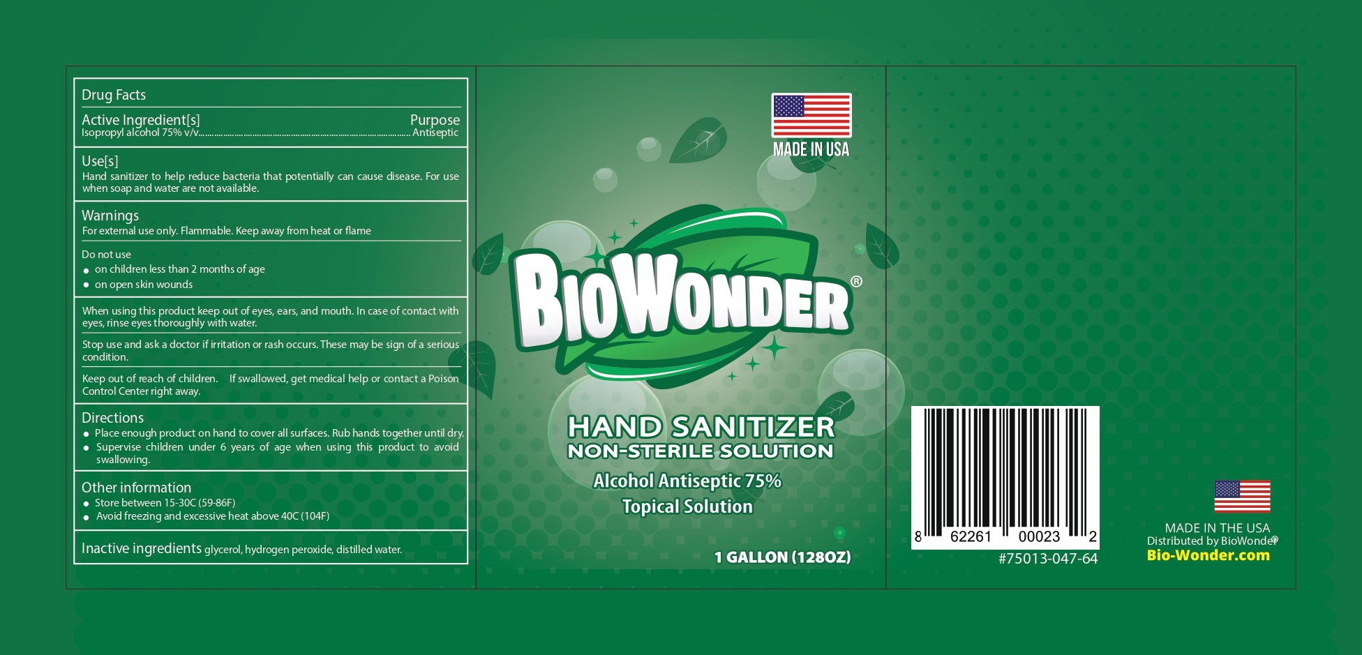 Gallon Label