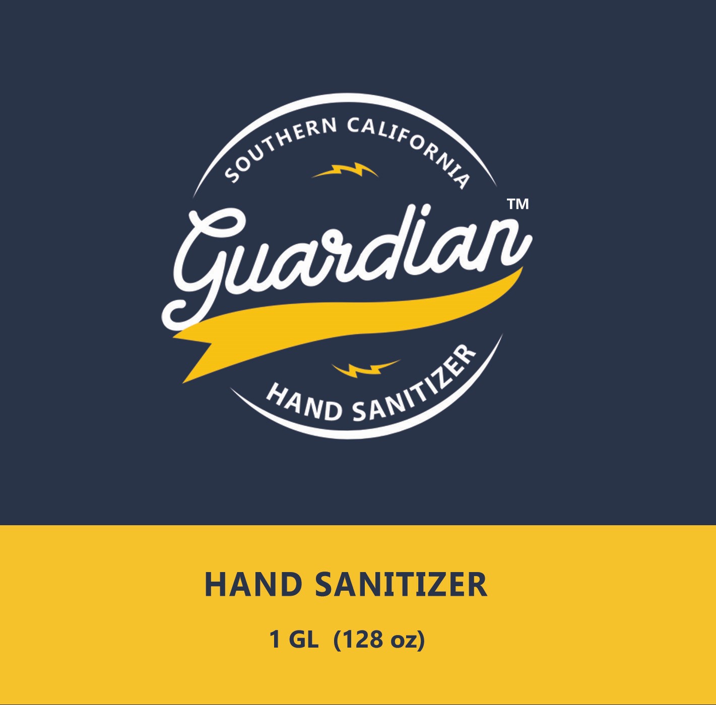 Guardian Hand Sanitizer 1 gallon front