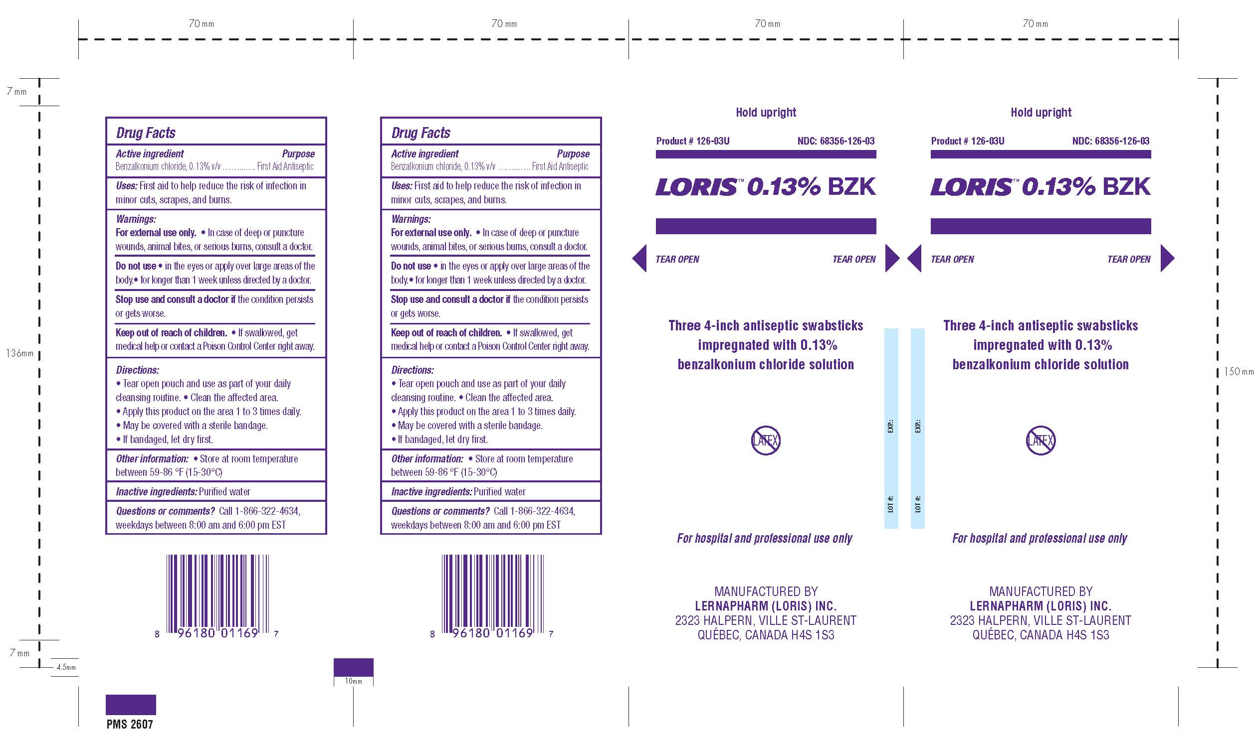 image of swabsticks label