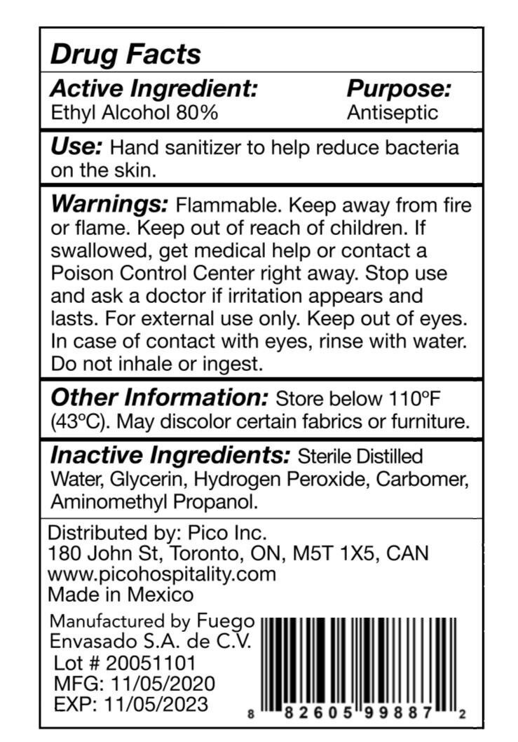 59 mL Hand Sanitizer gel label