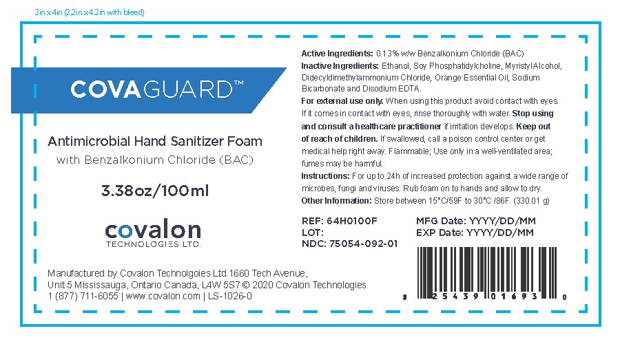 CovaGuard Antimicrobial Hand Sanitizer Foam 100 mL
