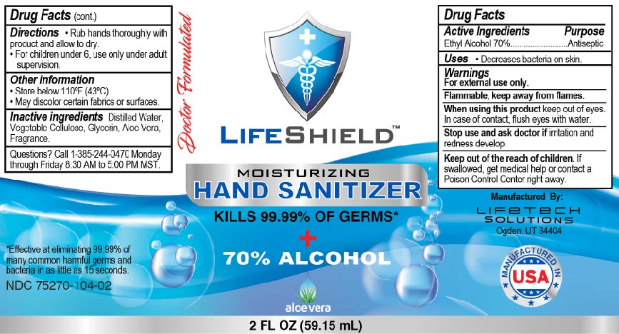 2 oz LifeShield Hand Sanitizer