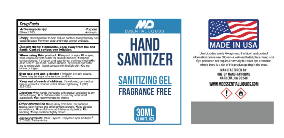 Hand Sanitizer 70 Gel - 30ml Label