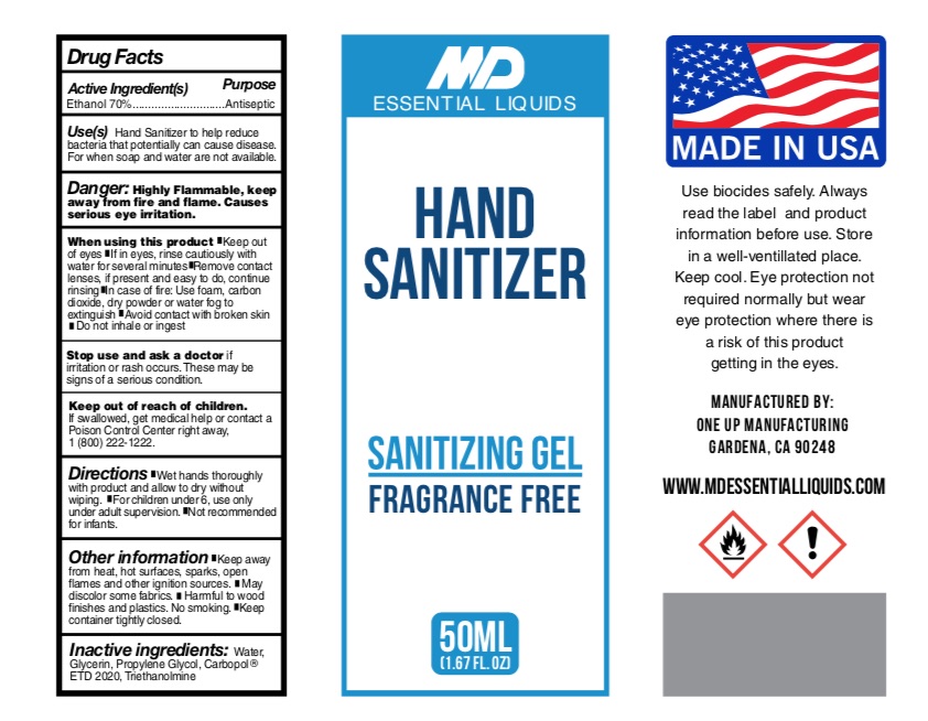 Hand Sanitizer 70 Gel - 50ml Label
