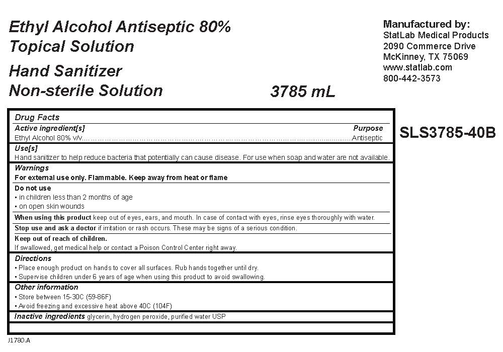 3785 ml  ethyl 80 label