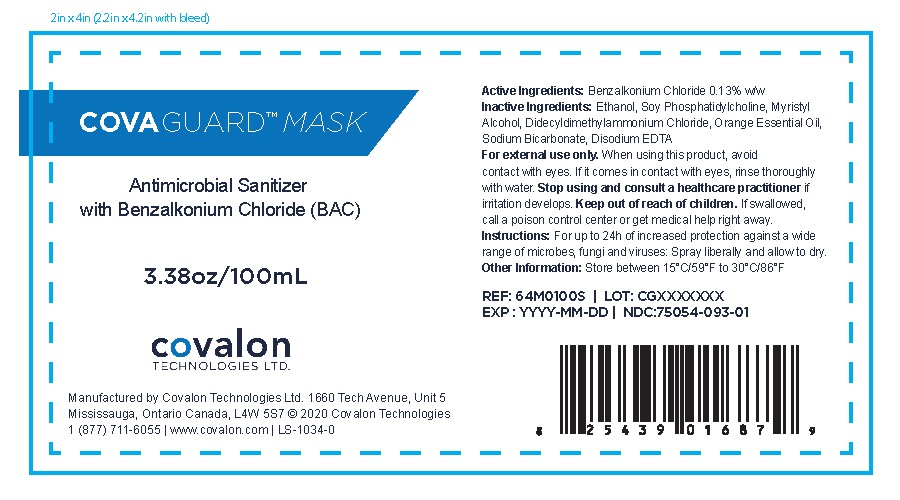 CovaGuard Mask Antimicrobial Sanitizer 100 mL