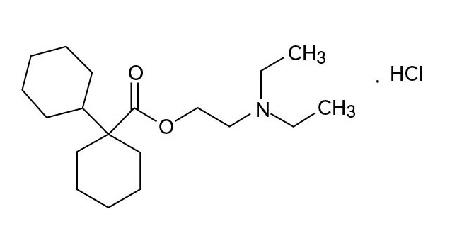 Dicyclomine hydrochloride structural image