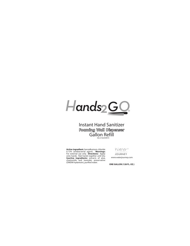 HANDS2GO benzalkonium chloride spray