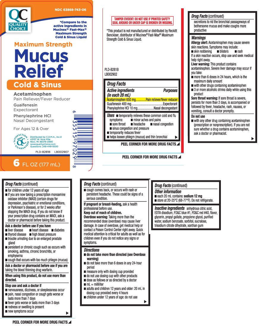 Acetaminophen 650 mg Guaifenesin 400 mg Phenylephrine HCI 10 mg