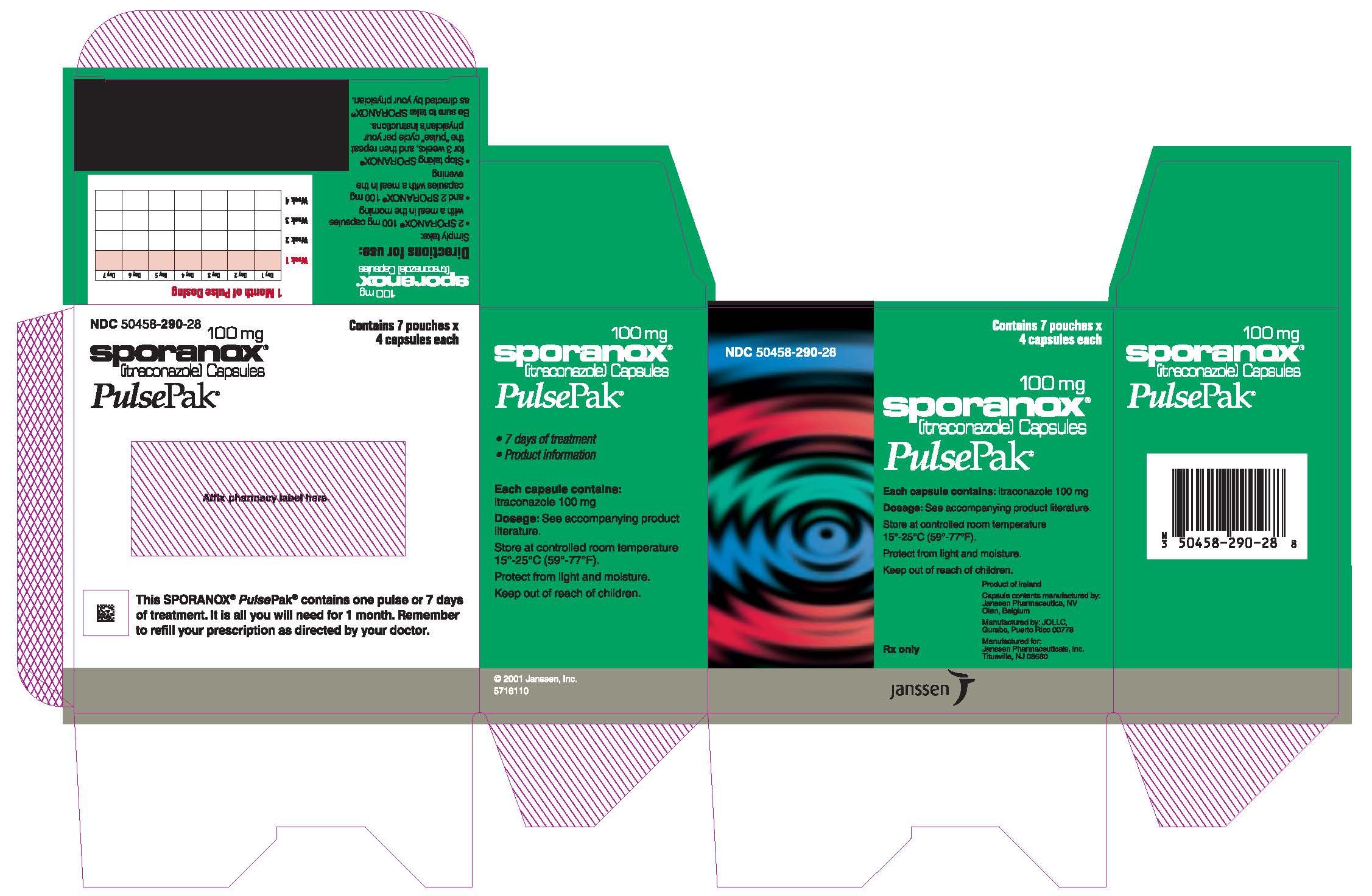 PRINCIPAL DISPLAY PANEL - 100 mg Pouch Carton