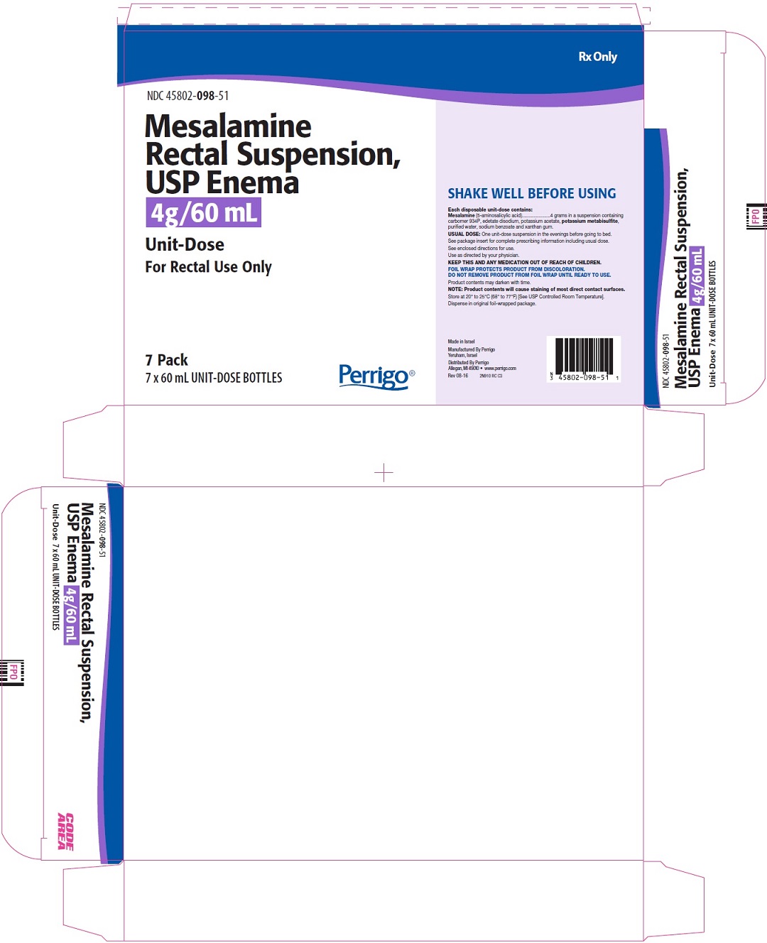 Mesalamine Carton