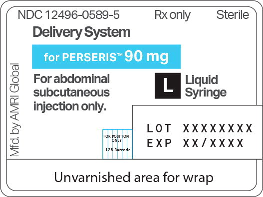 Principal Display Panel - Perseris Kit 90 mg Delivery System Label
