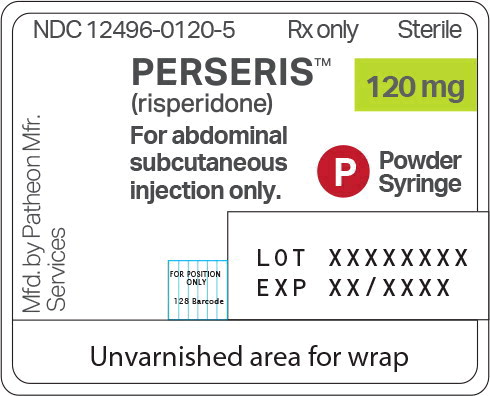 Principal Display Panel - Perseris Kit 120 mg Syringe Label
