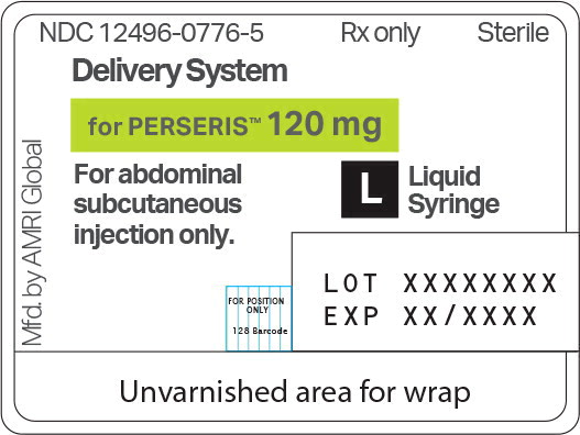 Principal Display Panel - Perseris Kit 120 mg Delivery System Label

