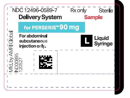 Principal Display Panel - Perseris Kit 90 mg Delivery System Sample Label
