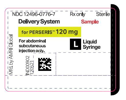 Principal Display Panel - Perseris Kit 120 mg Delivery System Sample
