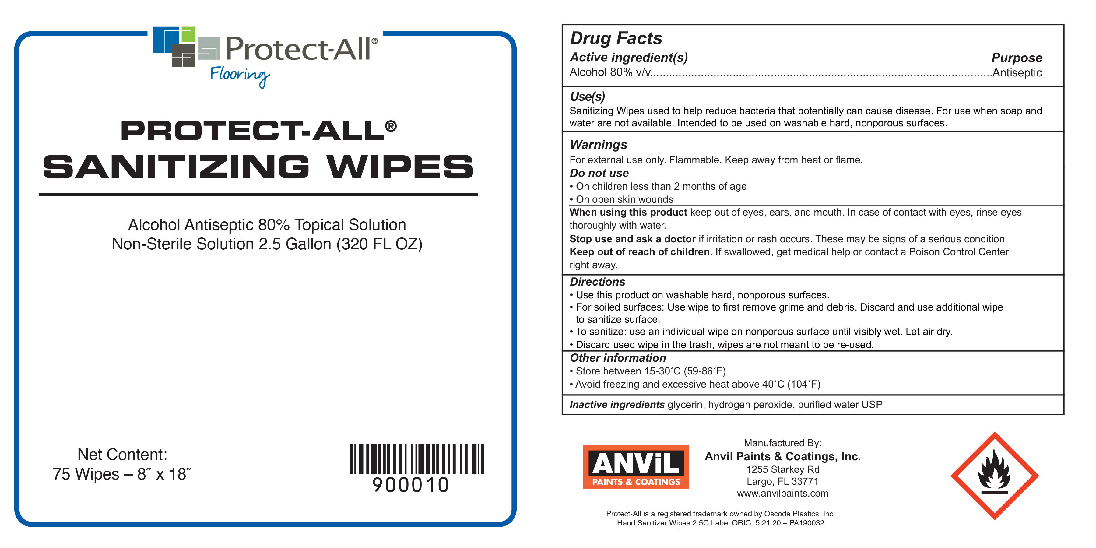 2.5gal wipe label