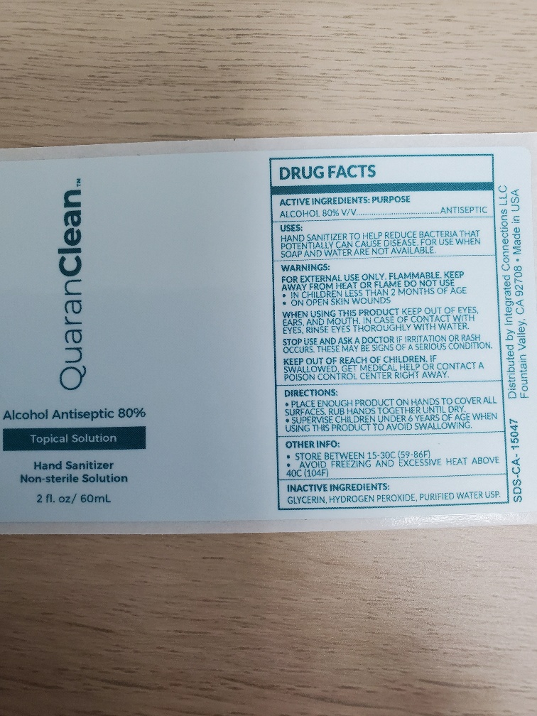 60 ml label for QuaranClean