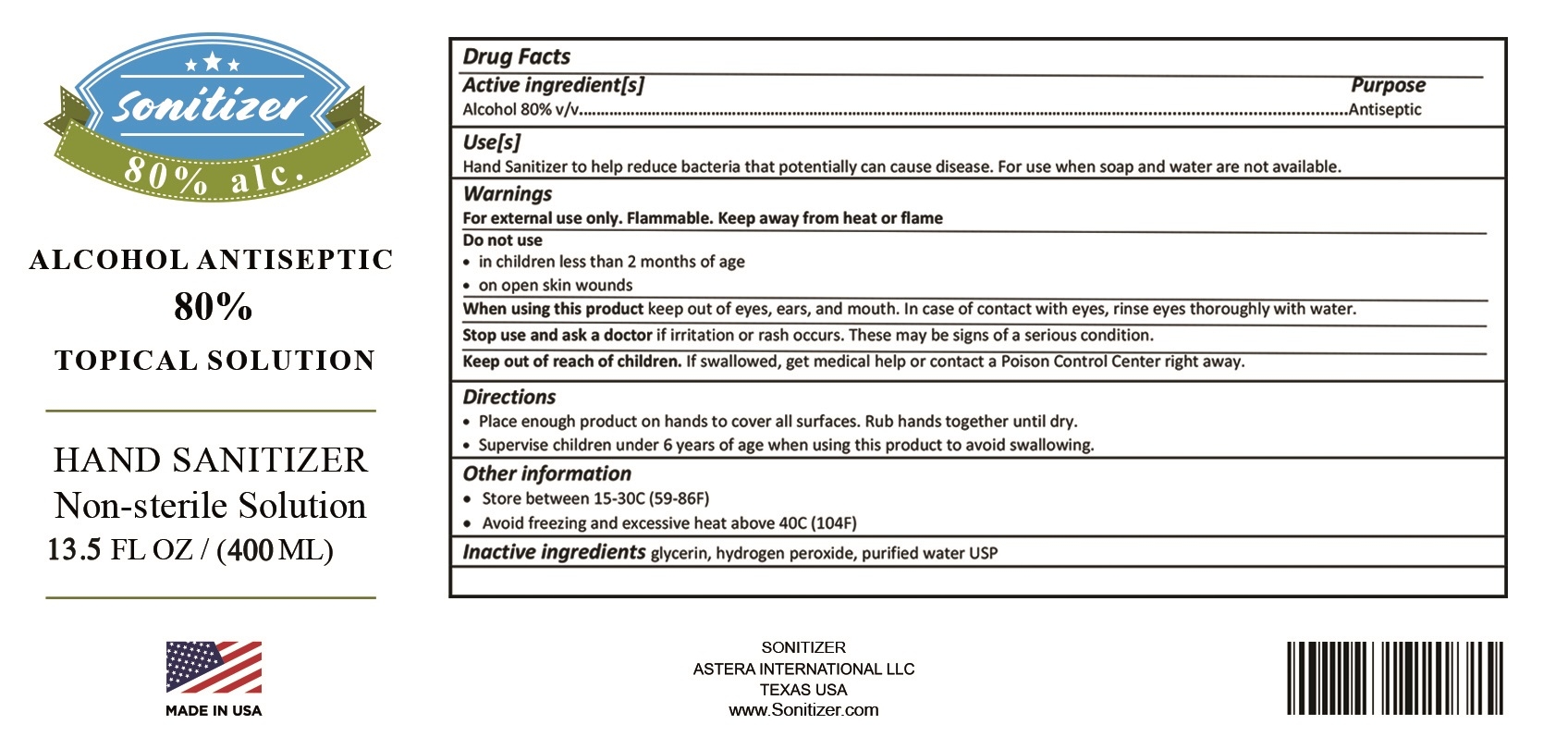 400 ML Hand Sanitizer