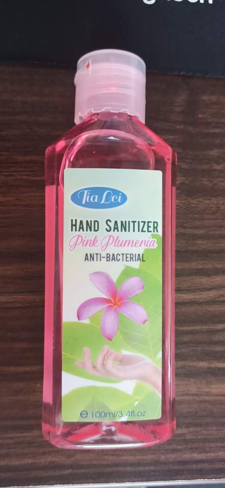 Hand Sanitizer Pink Plumeria Ethyl Alcohol Gel 4571