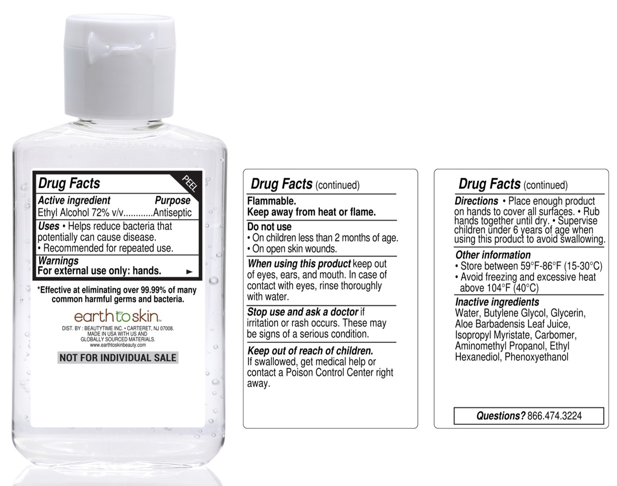 Packaging Label Scent Free-Back Label