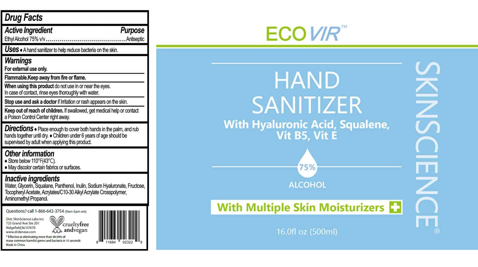 EcoVir Hand Sanitizer