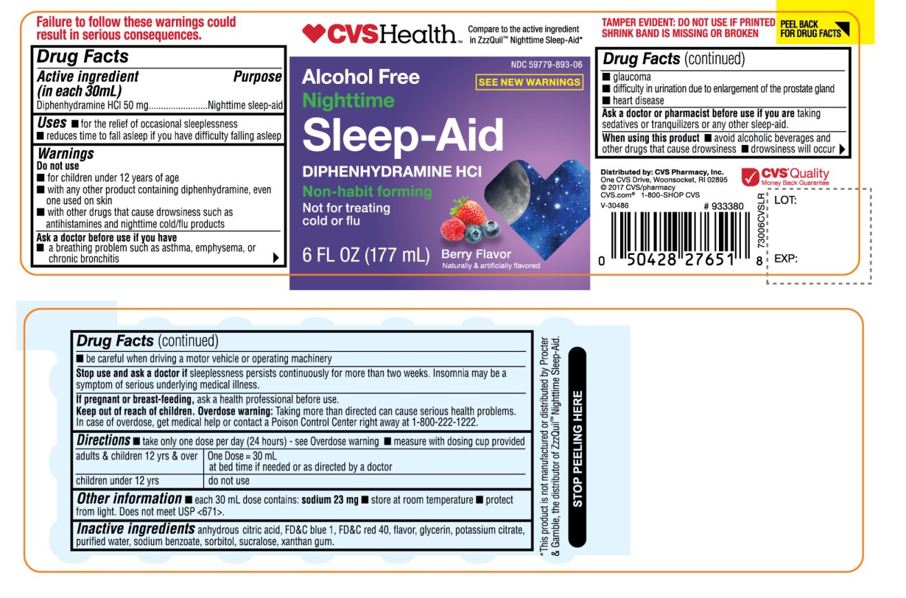 CVS Health Nighttime Sleep-Aid Berry Flavor 6 FL OZ