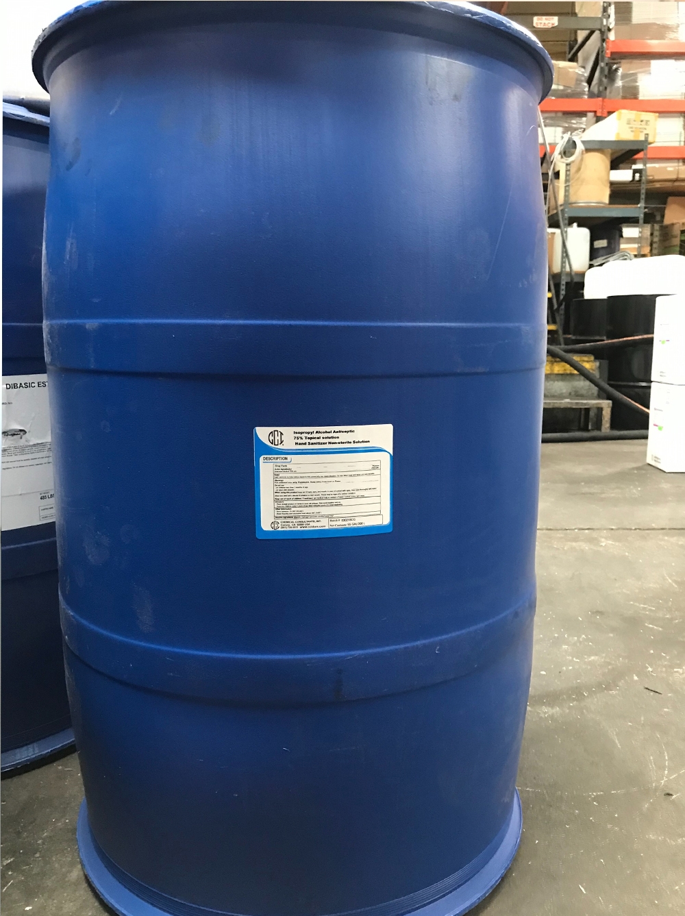 208000 ml / 7040 oz drum