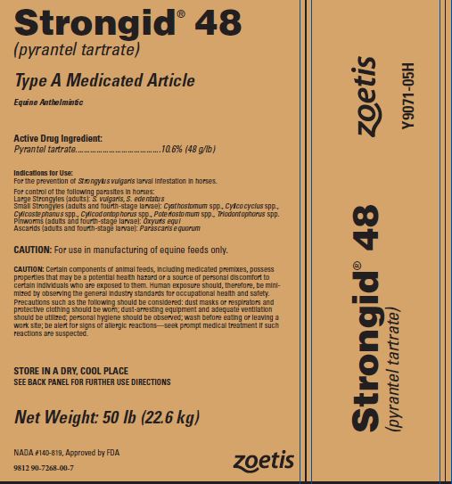 Strongid 48 Pyrantel Tartrate Granule