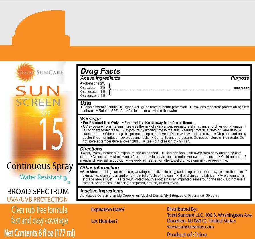 Total Suncare Sunscreen SPF 15