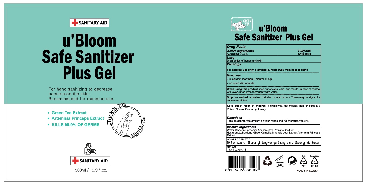 uBloom Safe Sanitizer Plus Gel