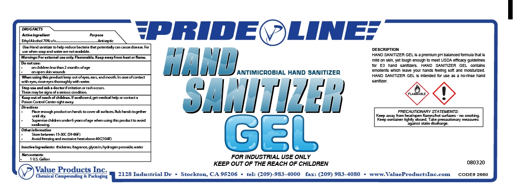 Hand Sanitizer Gel 1gal Label