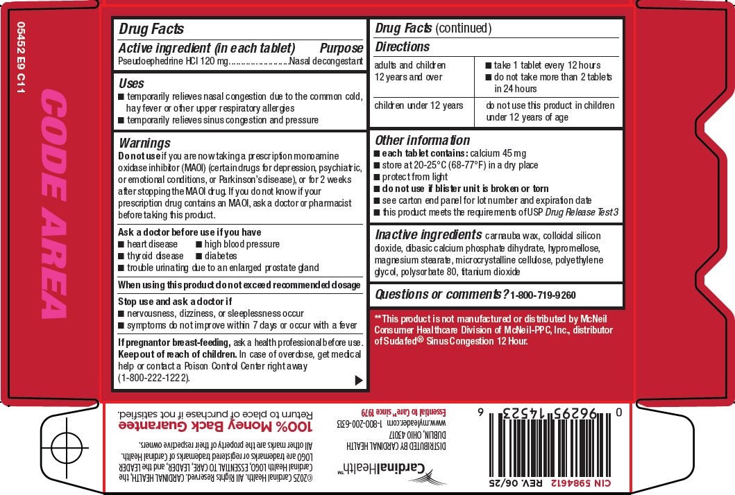 12-Hour Sinus Nasal Decongestant Carton Image 2